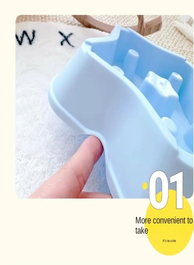 KittuPet Premium Slow Feeder Pet Bowl for Dogs & Cats | Star Design, Non-Slip Base, Easy to Clean, Durable Plastic | Improves Digestion & Prevents Choking | Suitable for Puppies & Kittens - Image 3